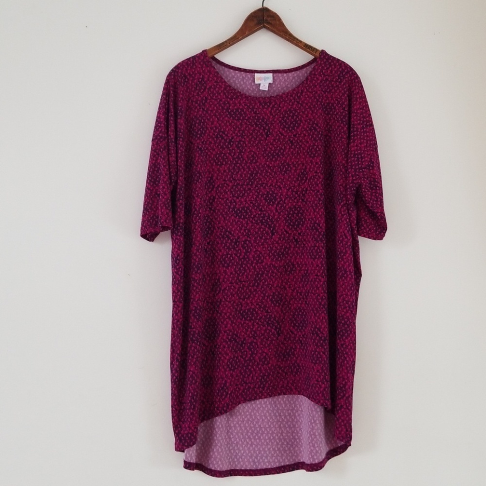 Lularoe Irma high low paisley tunic shirt.